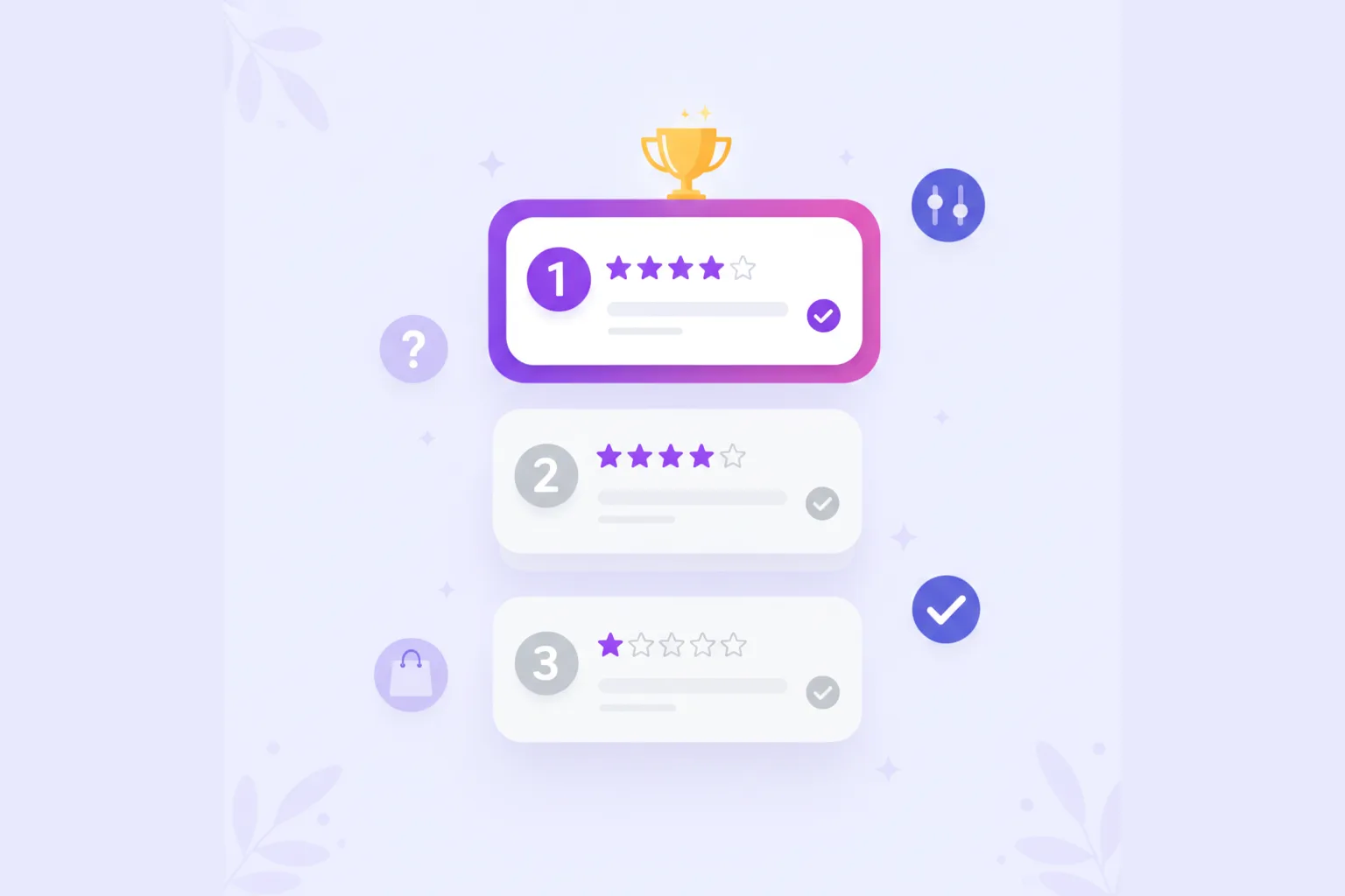 Ranglijst van de beste keuzehulp software voor webshops, met de best beoordeelde tool uitgelicht