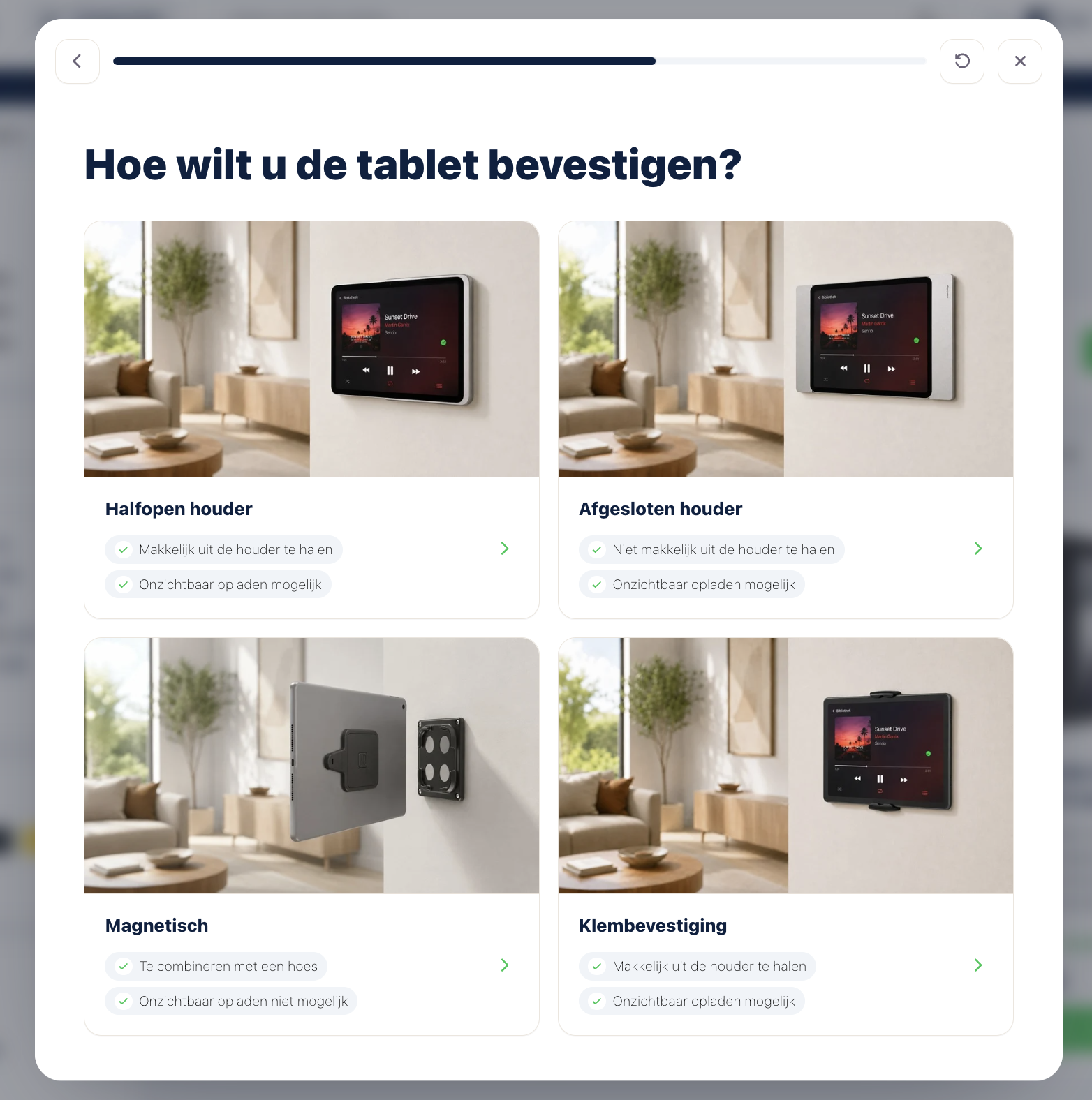 Styling-preview van de Scolio adviesflow.