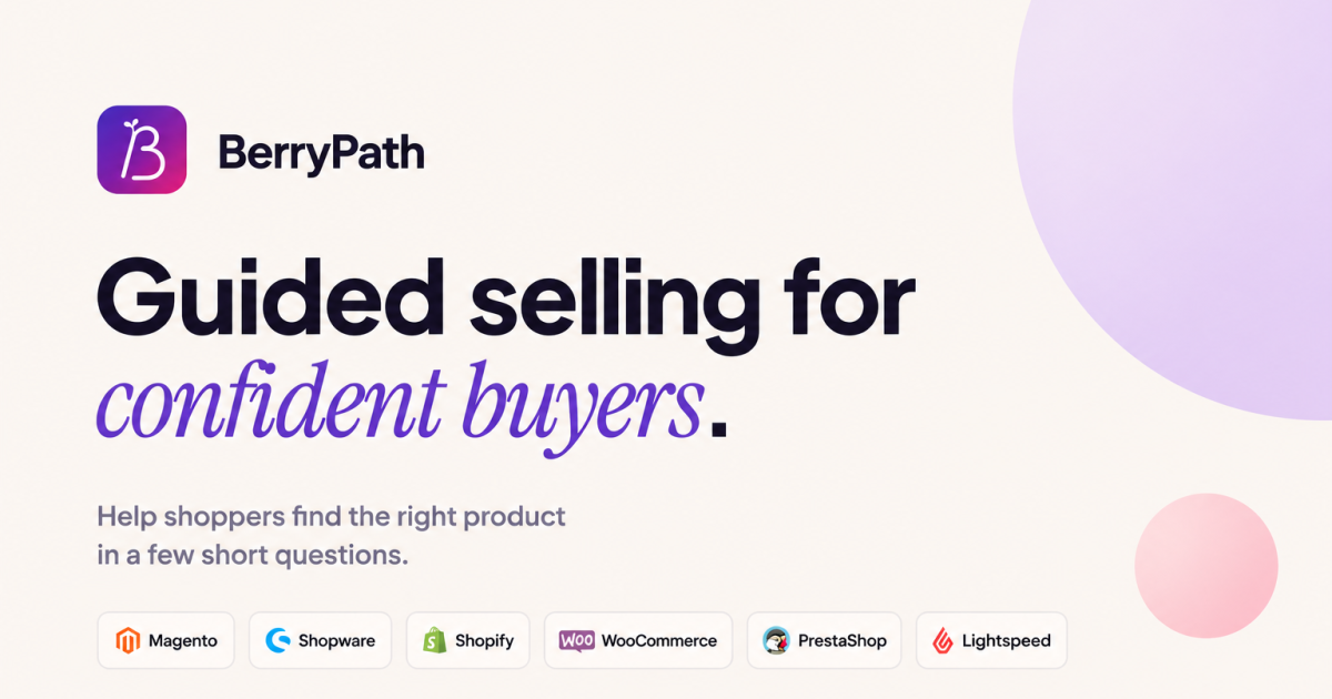 BerryPath: A guided product finders for ecommerce stores logo