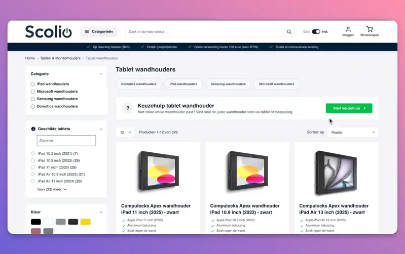Guided selling in your shop